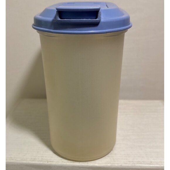 Tupperware Pitcher 2189D2 Slimline 1QT Pitcher Country Blue Flip Top Pour Lid - Picture 5 of 13